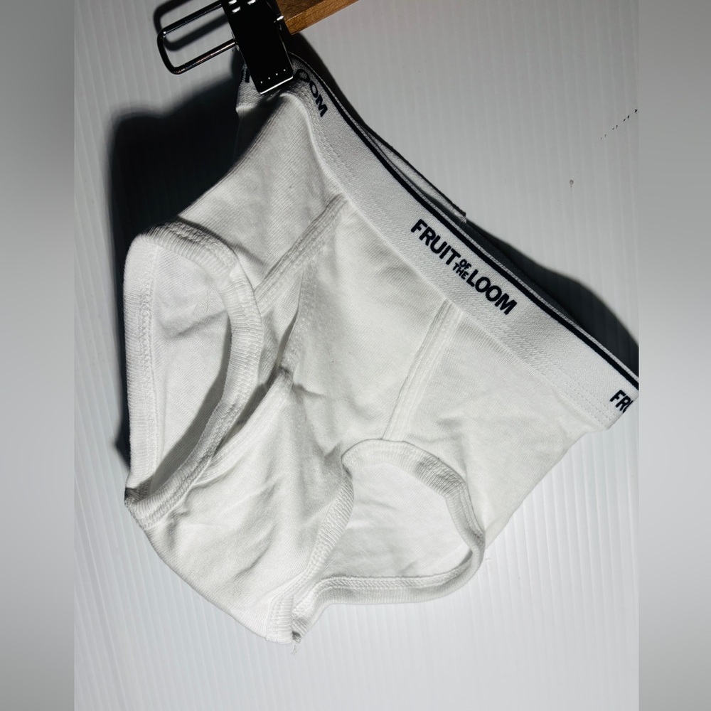 Fruit of the Loom kids Classic White Briefs